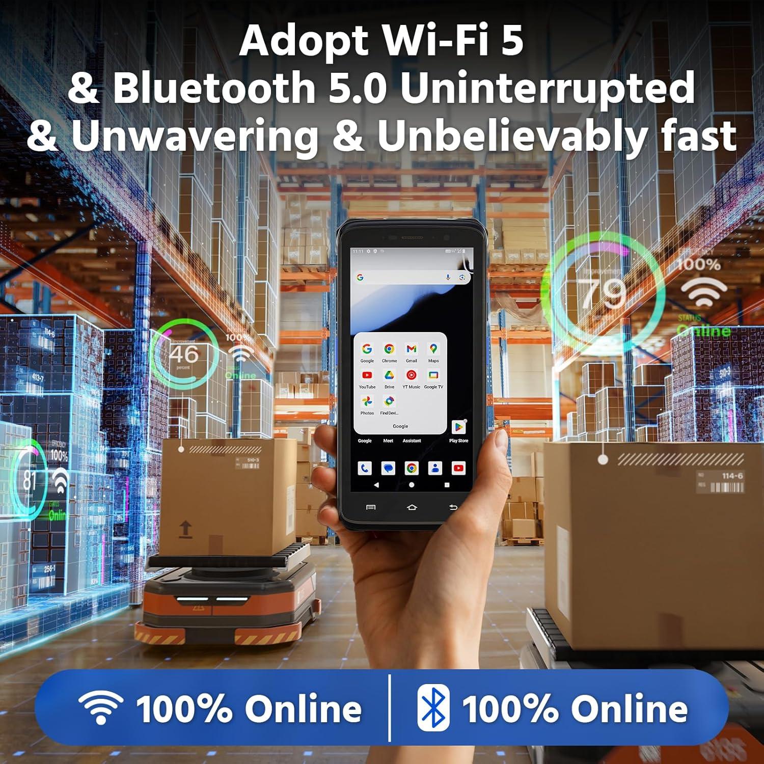 Escáner de Código de Barras Portátil Farset F20X Android 12 5.5"