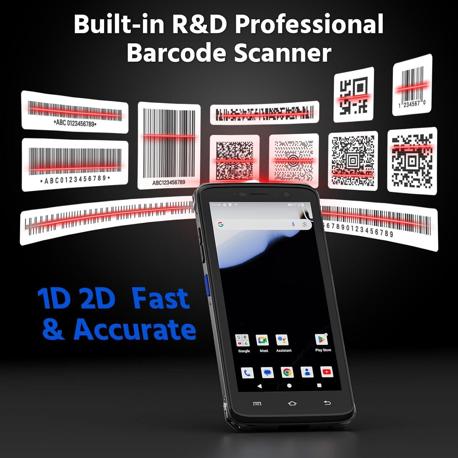 Escáner de Código de Barras Portátil Farset F20X Android 12 5.5"