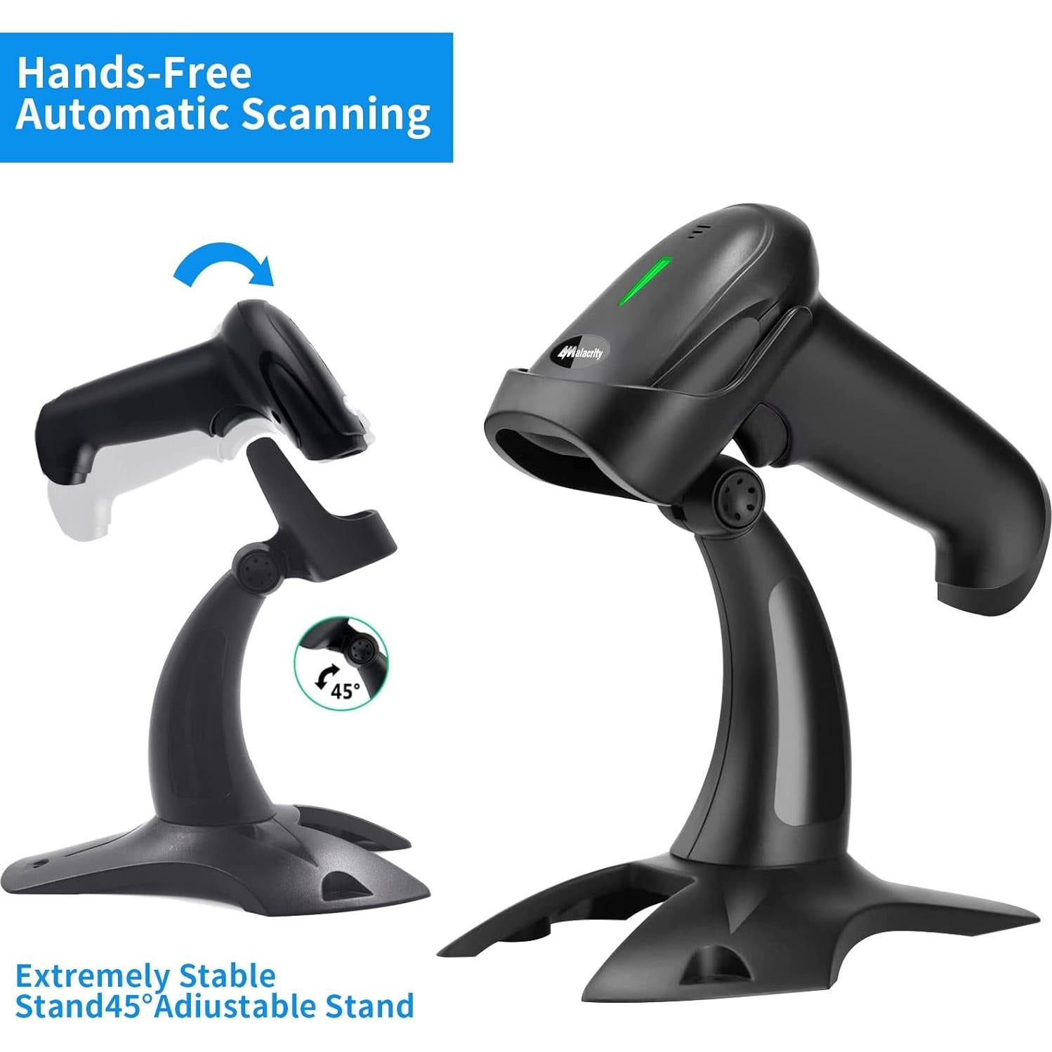 Escáner de Código de Barras Bluetooth 2D Alacrity NA-6706DB