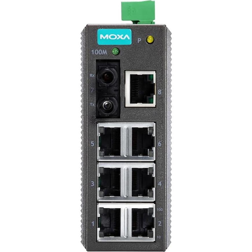 Interruptor Ethernet Industrial MOXA EDS-208-M-ST 7 Puertos 10/100BaseT