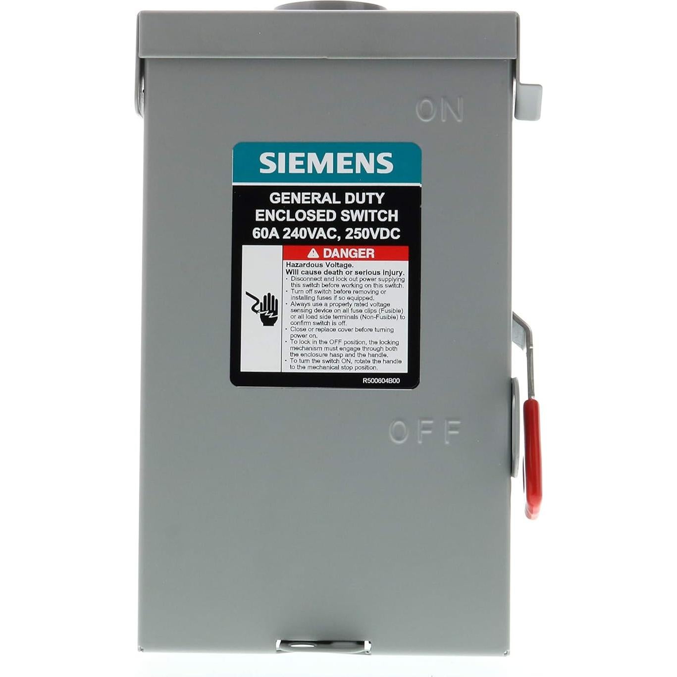 Interruptor de Seguridad Siemens GNF322RA 60A 240V 3 Polos