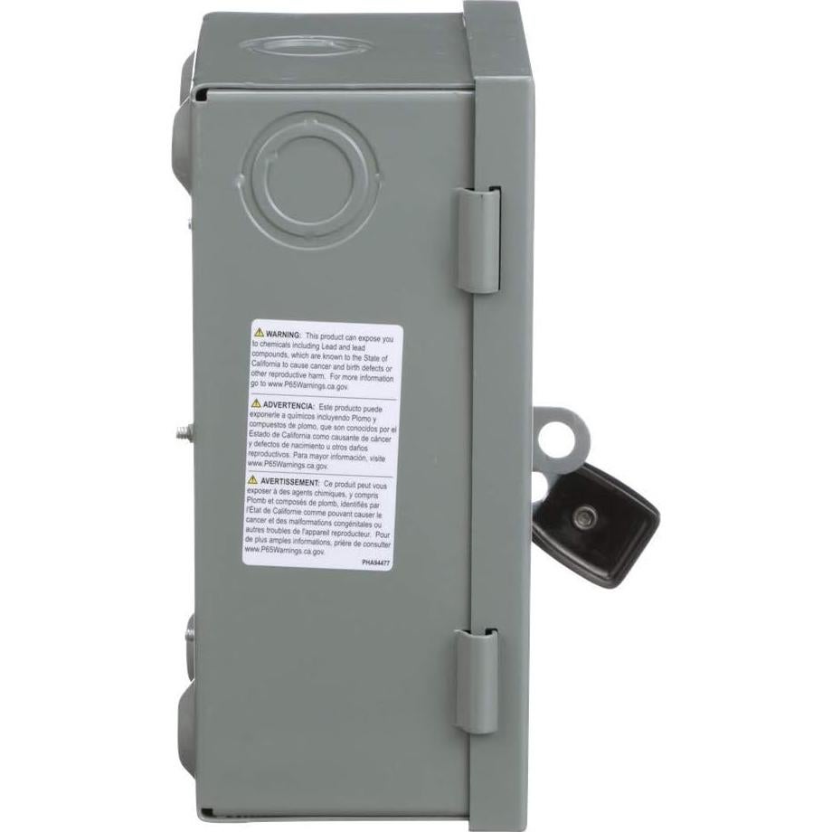 Interruptor de Seguridad Fusible Square D L211N 30A 120/240V