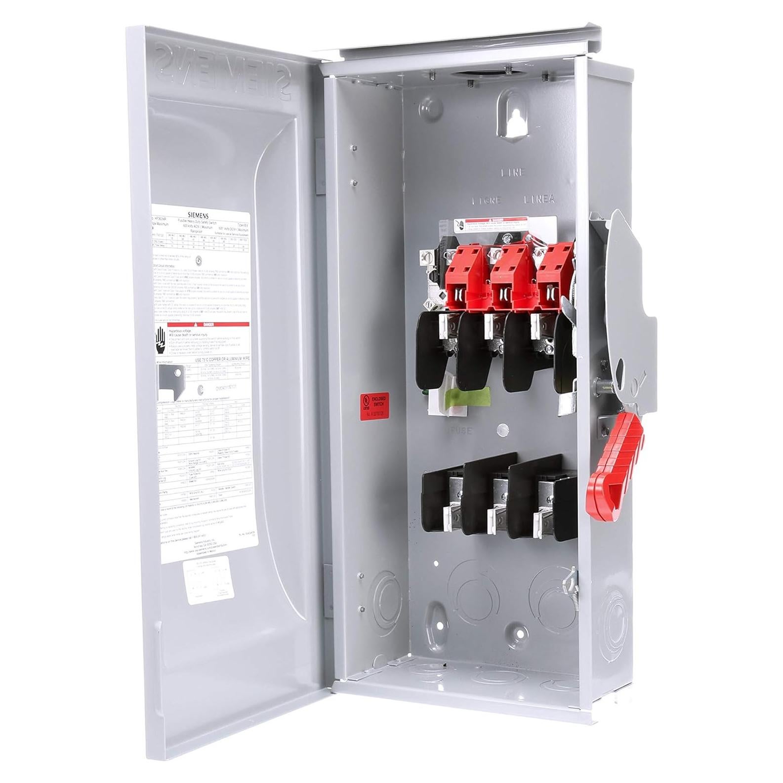 Interruptor de Seguridad Siemens HF363NR 100A 600V 4 Hilo