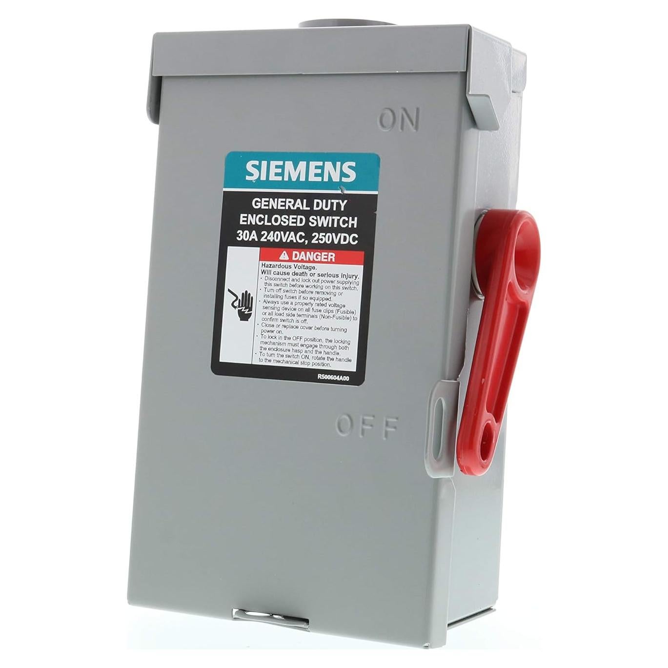Interruptor de Seguridad SIEMENS 30A 240V Fusible Compacto
