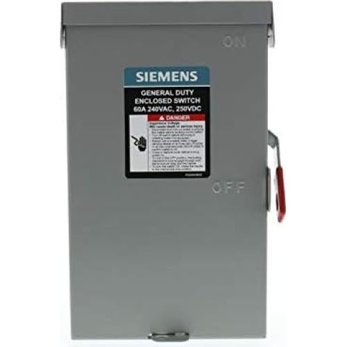 Interruptor de Seguridad SIEMENS 60A 240V Fusible Compacto