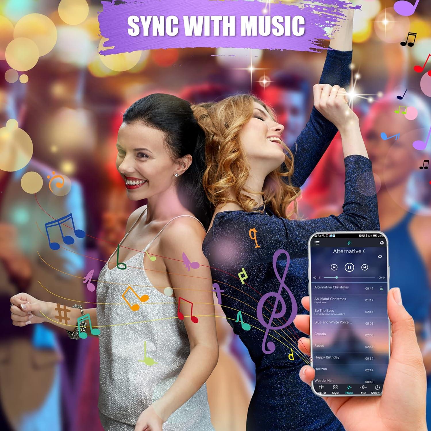 Luces LED KEELIXIN 20m RGB con Control Remoto y APP