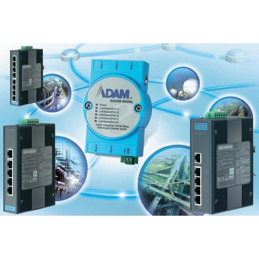 Switch Ethernet no gestionado Advantech EKI-2525 5 puertos 10/100Mbps