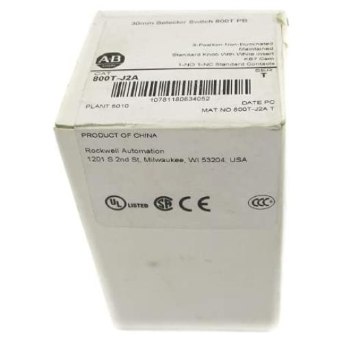 Switch Industrial Allen Bradley 800T-J2A Serie T Blanco