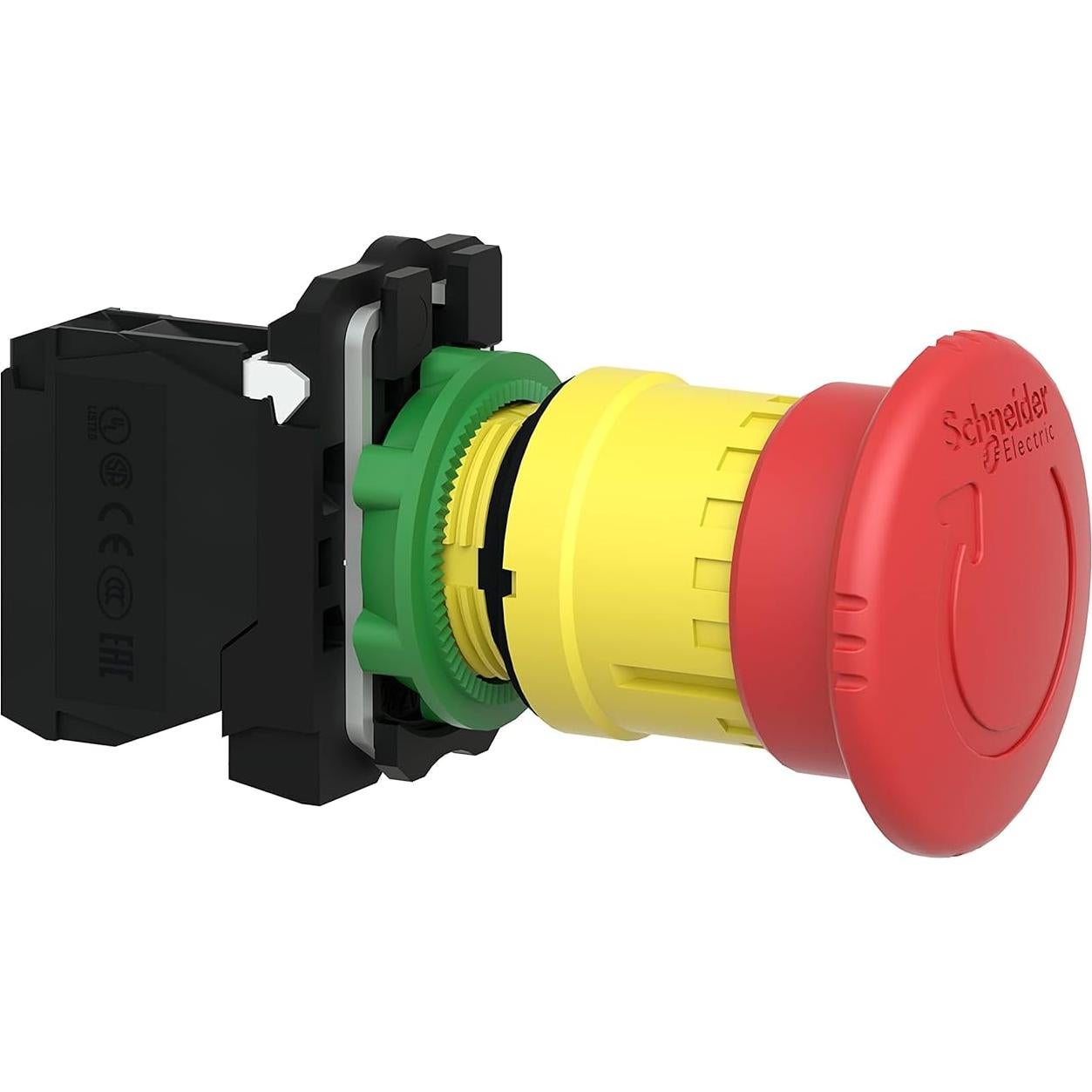 Botón de Parada de Emergencia Schneider Electric 22mm Rojo