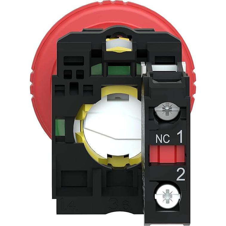 Botón de Parada de Emergencia Schneider Electric 22mm Rojo