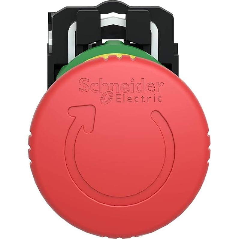 Botón de Parada de Emergencia Schneider Electric 22mm Rojo
