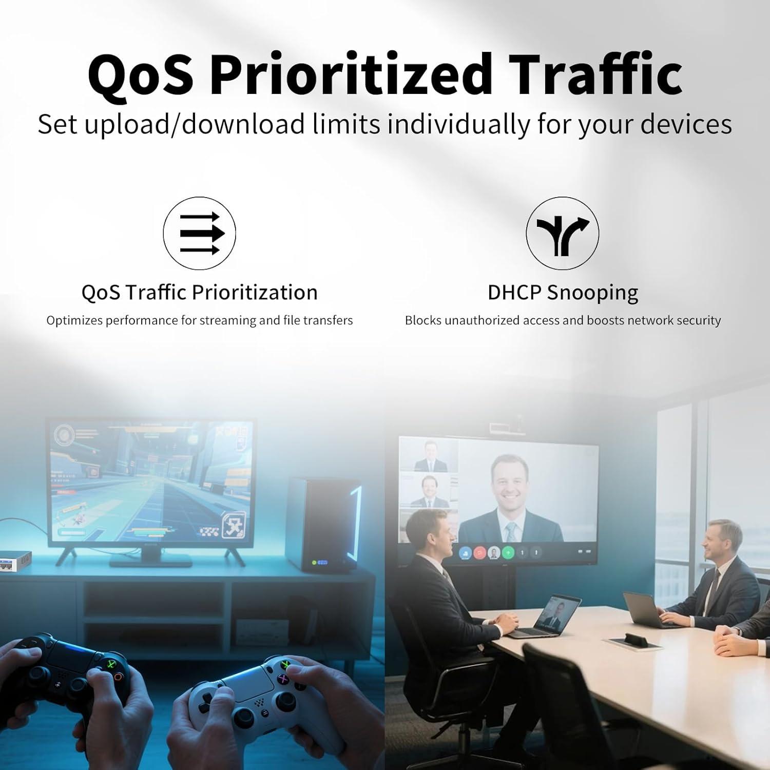 Interruptor Ethernet Gigabit STEAMEMO 16 Puertos Gestionado