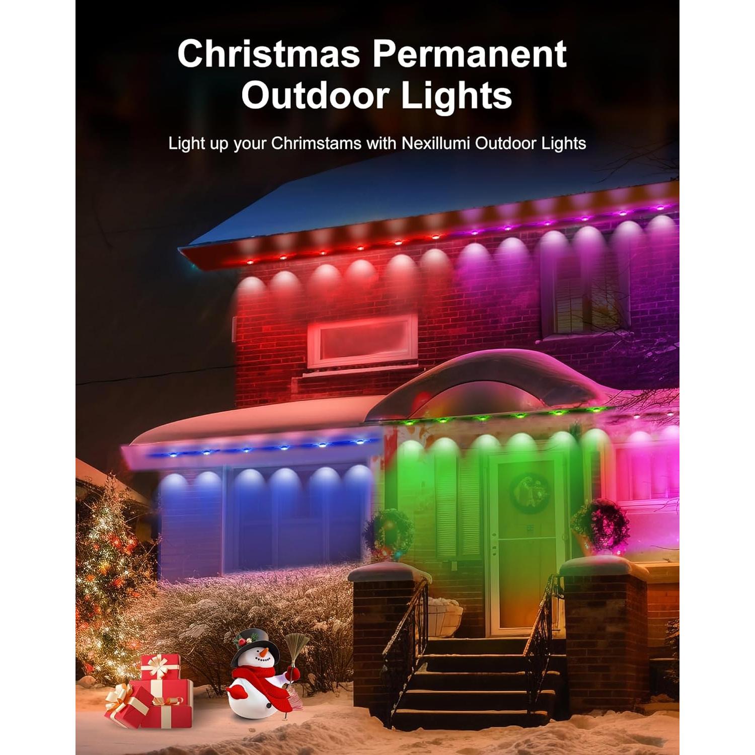 Luces RGB Nexillumi 30,48 m para Exteriores IP68