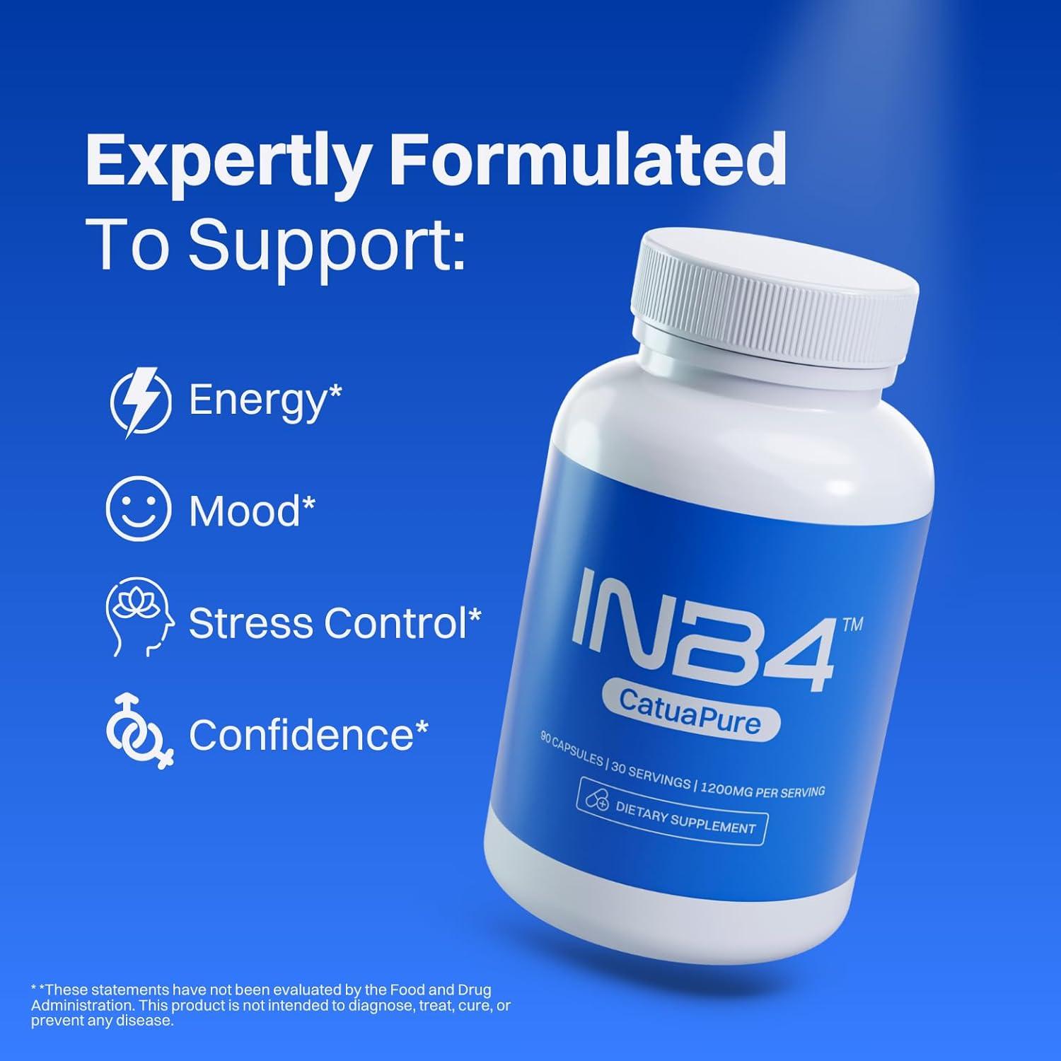 Extracto de Catuaba INB4 1200mg 90 Cápsulas Hecho en EE. UU.