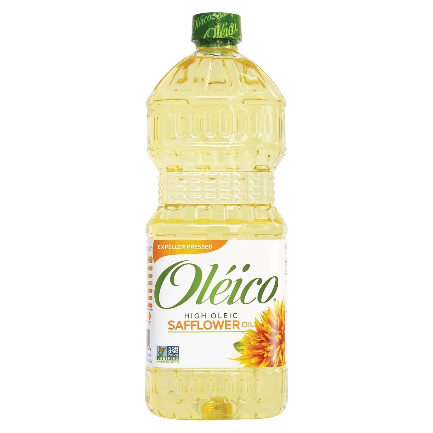 Aceite de Cártamo Oleico 955 ml - Prensado en Frío, No GMO