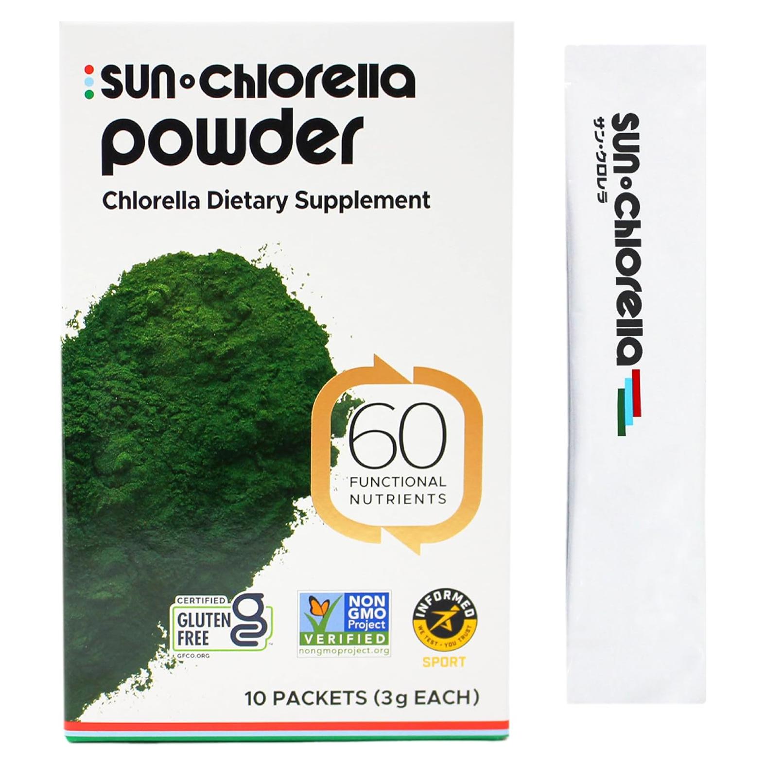 Polvo de Chlorella Sun 30g - Superalimento Vegano Sin Gluten