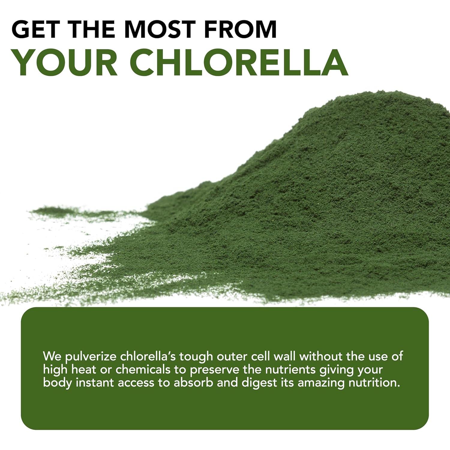 Polvo de Chlorella Sun 30g - Superalimento Vegano Sin Gluten