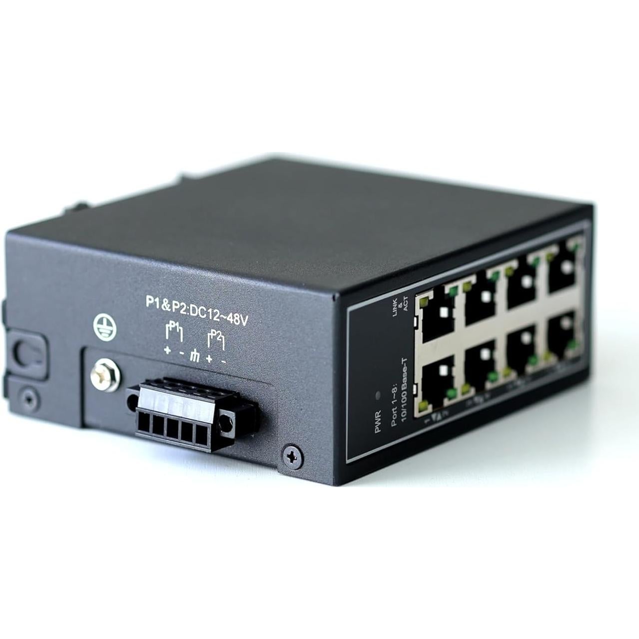 Interruptor Ethernet Industrial WIWAV WDH-8ET-DC 8 Puertos