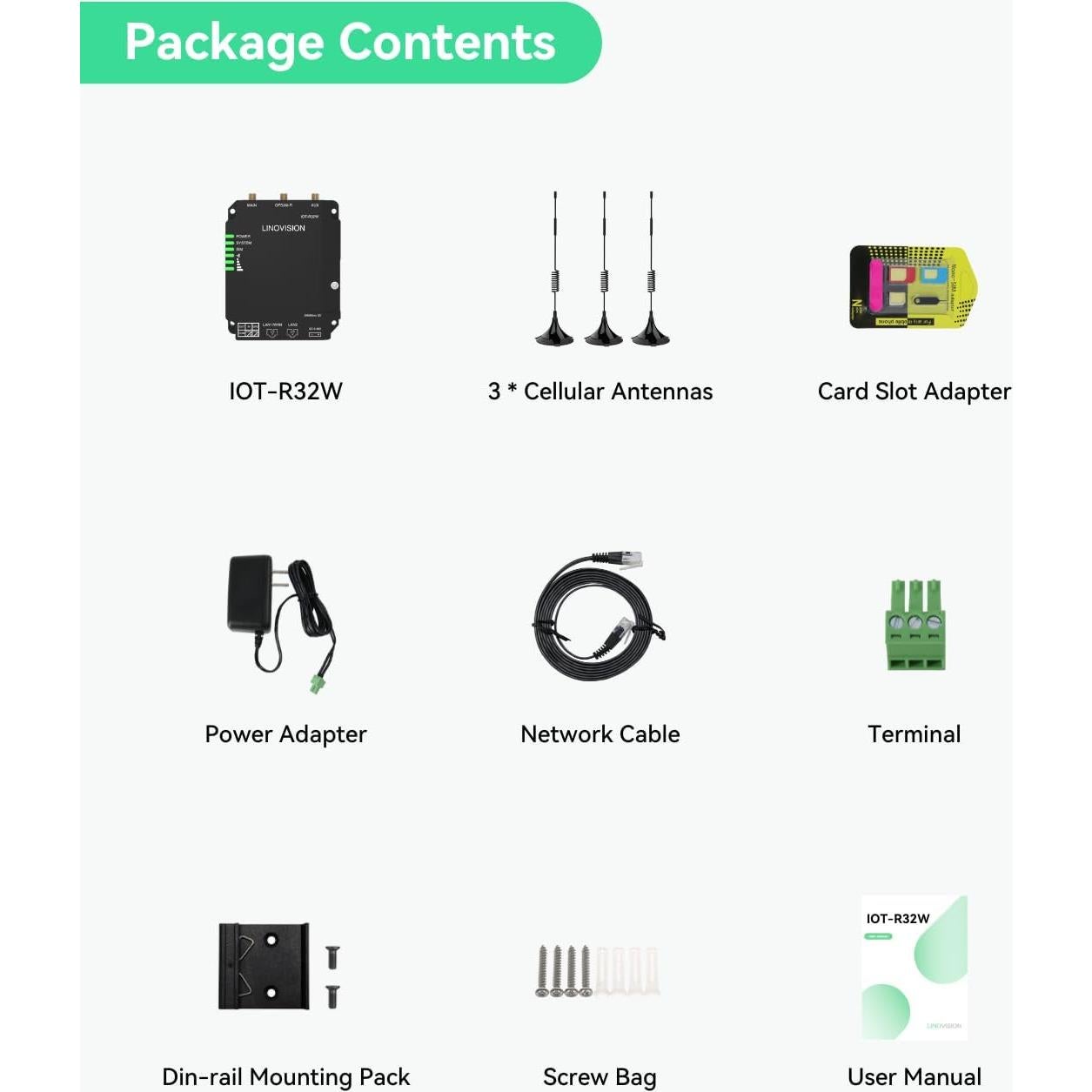 Router Celular Industrial 4G LTE Cat4 LINOVISION con Wi-Fi