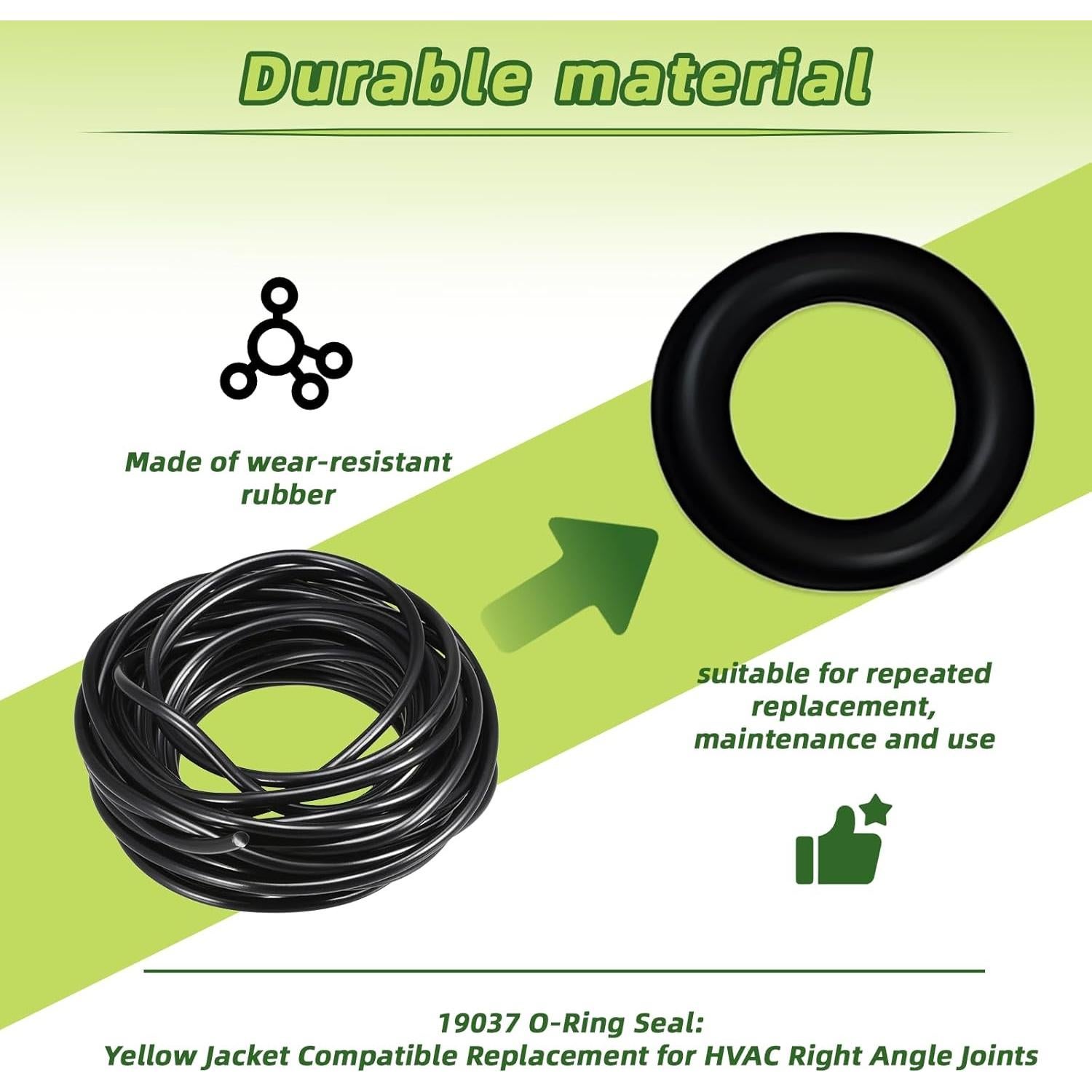 Sellos O-Ring 12 Piezas Compatible Yellow Jacket 1/4"