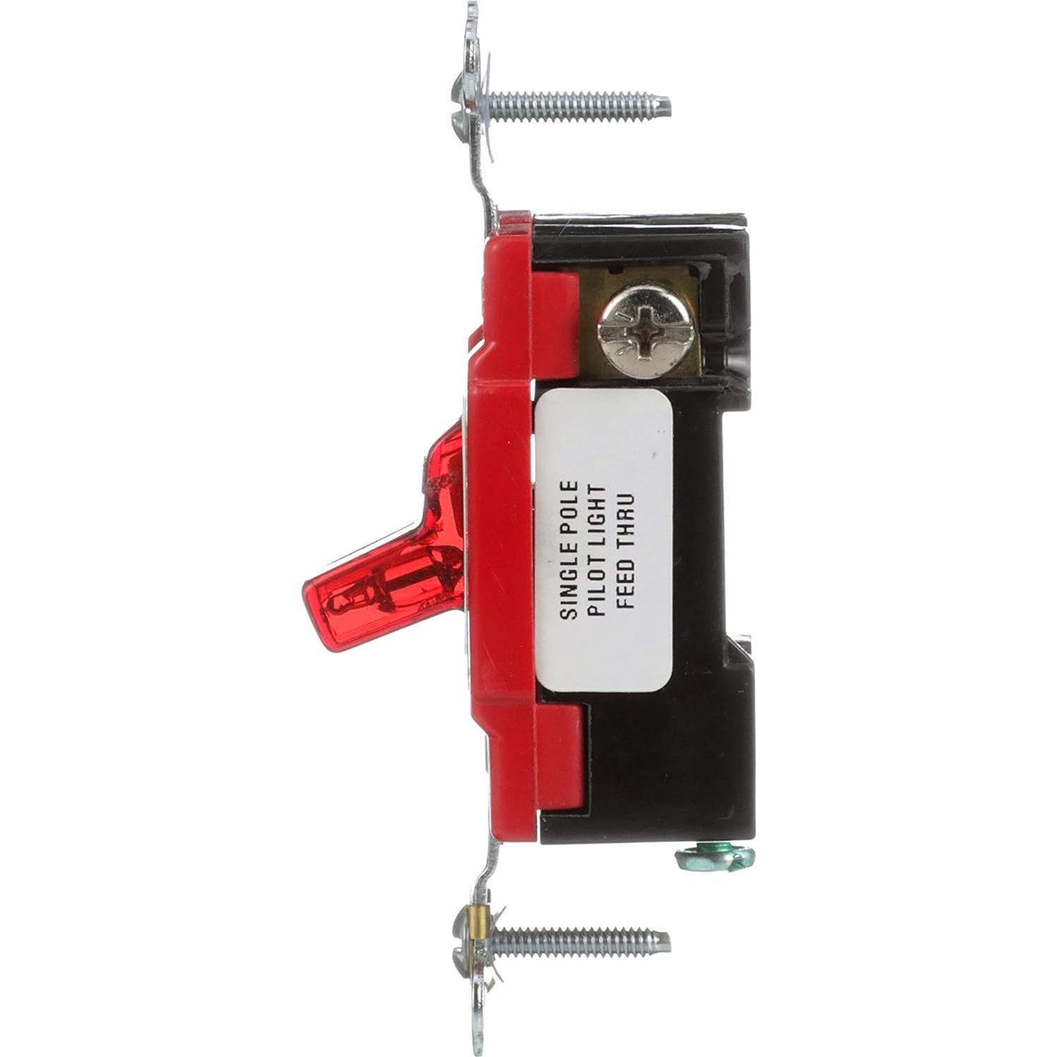 Interruptor de Palanca Eaton AH1221PL 20A 120V Rojo Industrial