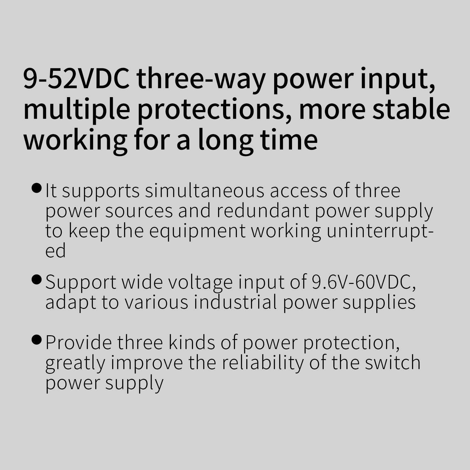 Interruptor Ethernet Industrial STEAMEMO I105 5 Puertos 100Mbps