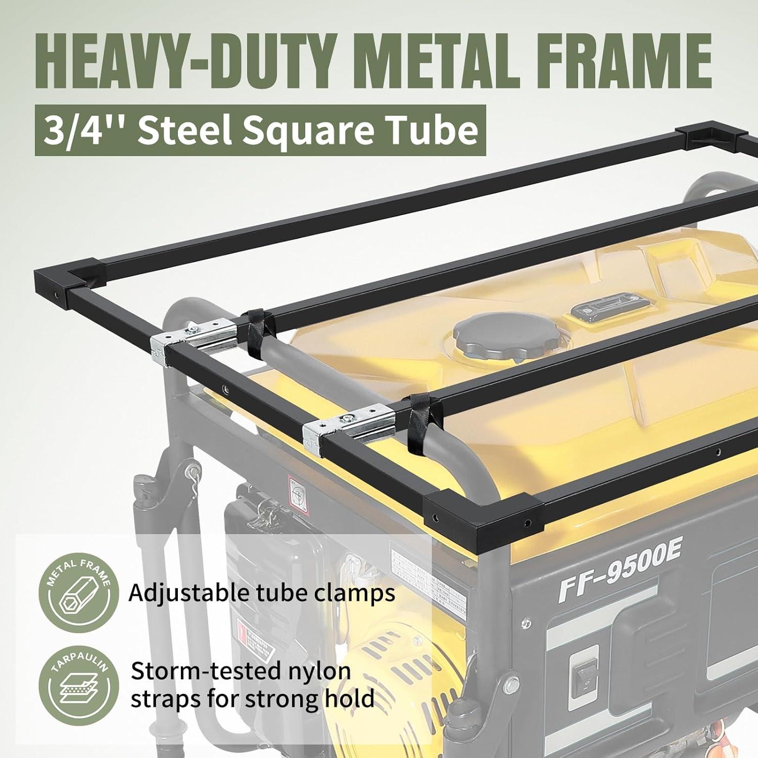 Cubierta de Generador GenArmor Negra 4000W-13000W Impermeable