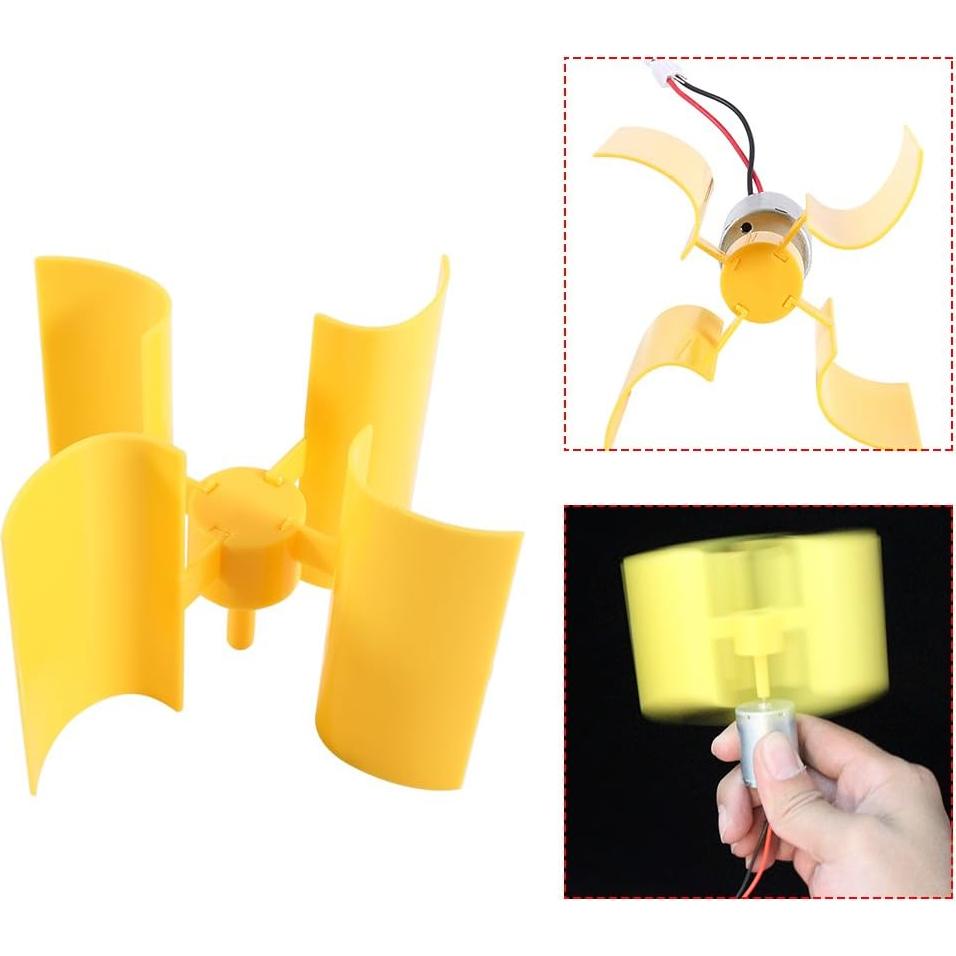 Generador Eólico Vertical Eatbuy 100mm para Educación Científica