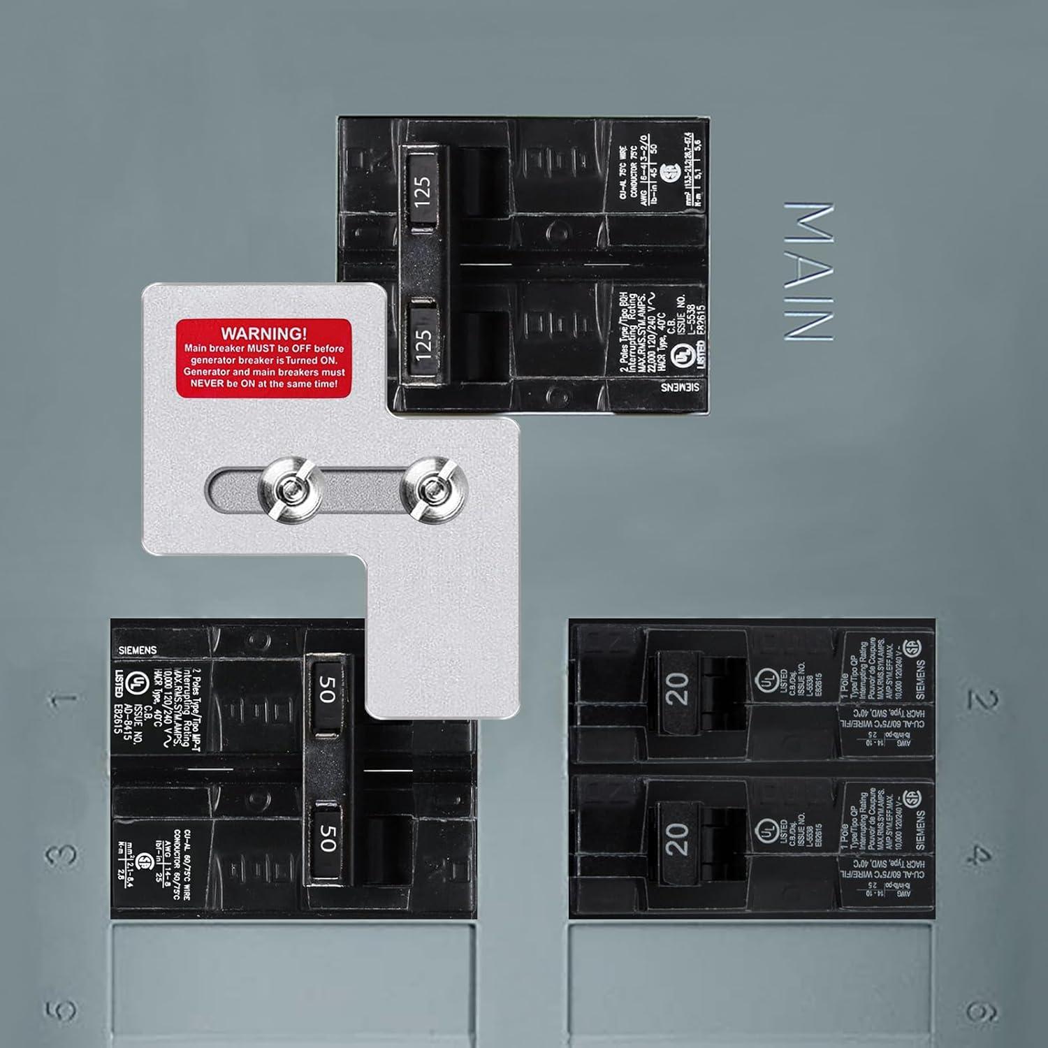 Kit de Interbloqueo de Generador XMK para Paneles Siemens/Murray 100A