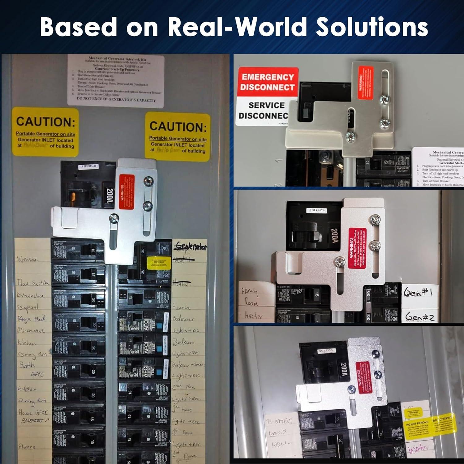 Kit de Interbloqueo Eléctrico HUBRV para Generadores 150-200A