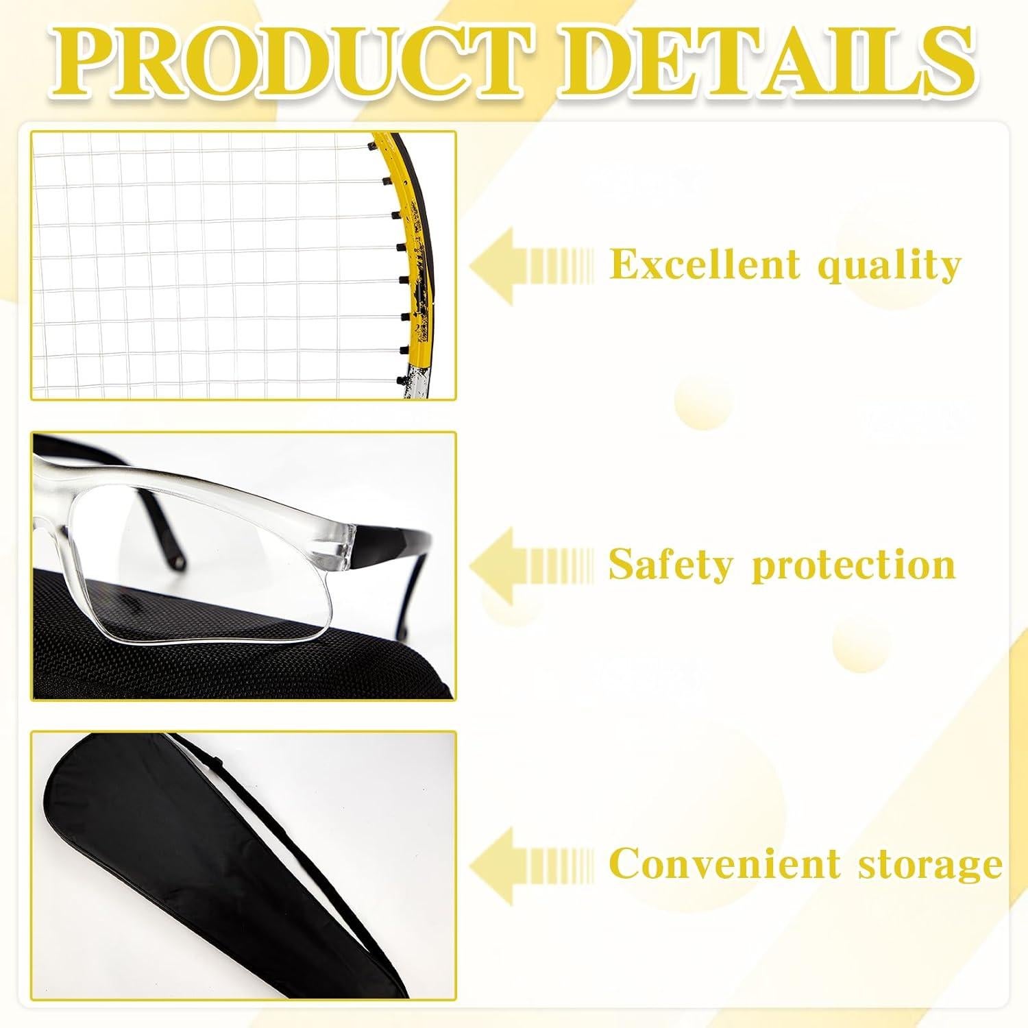 Juego de 2 Raquetas de Squash Conderyang para Principiantes