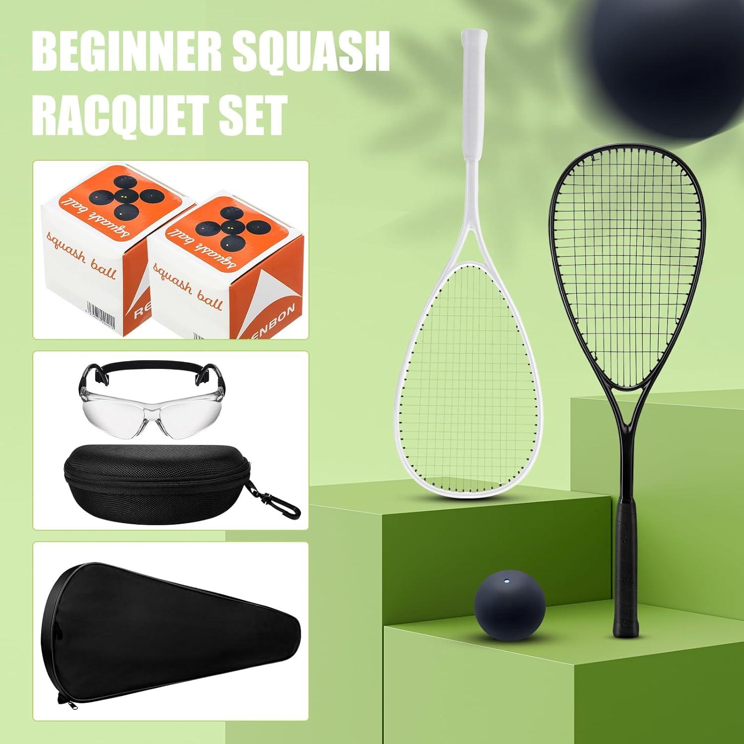 Juego de Raquetas de Squash Seenelling para Principiantes