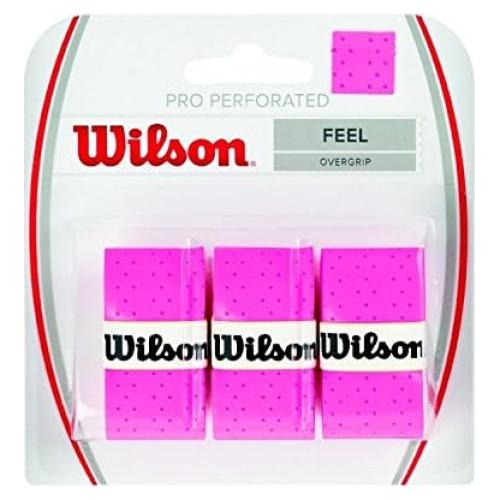 Overgrip Perforado Wilson Pro 3 Unidades - Tenis, Bádminton, Squash