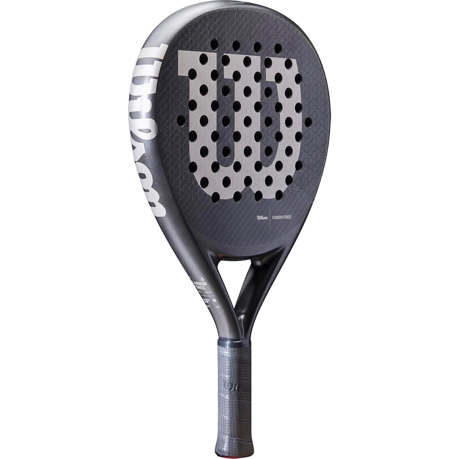 Pala de Padel Wilson Carbon Force LT - Gris - Fibra de Carbono
