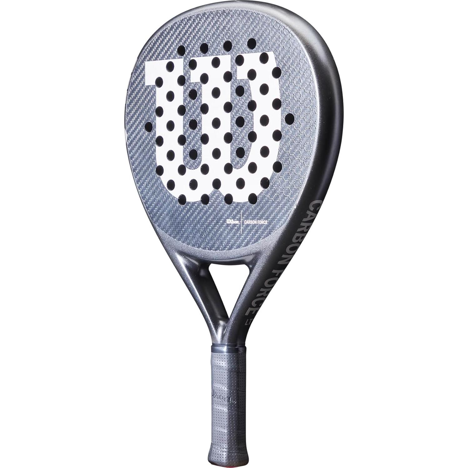 Pala de Padel Wilson Carbon Force LT - Gris - Fibra de Carbono