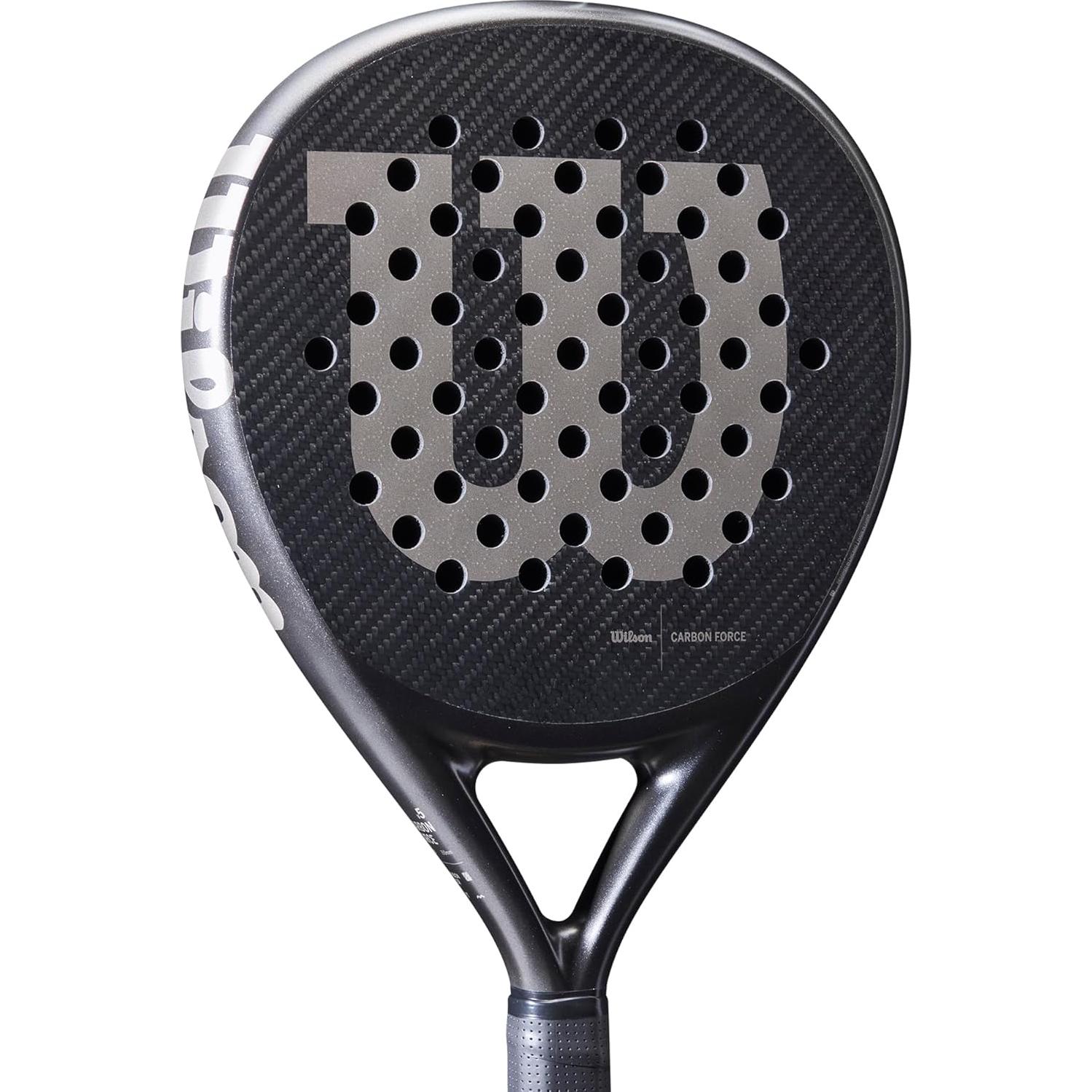 Pala de Padel Wilson Carbon Force LT - Gris - Fibra de Carbono