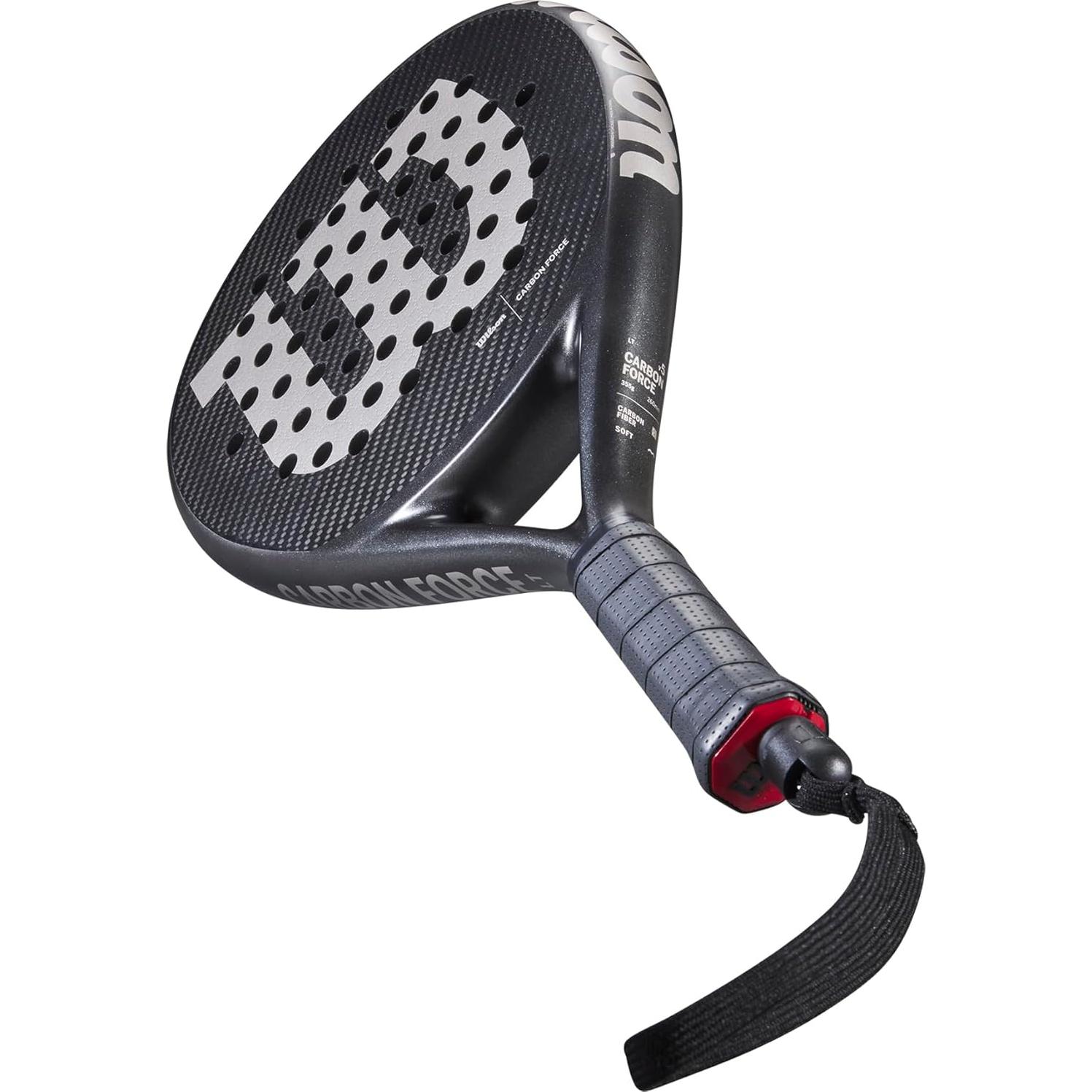 Pala de Padel Wilson Carbon Force LT - Gris - Fibra de Carbono