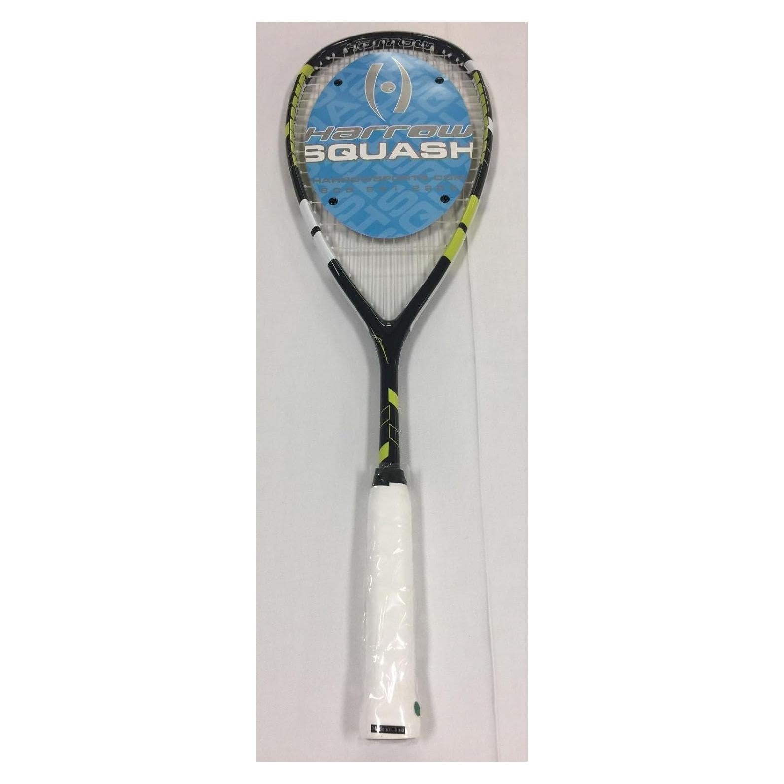 Raqueta de Squash Harrow Fury Negra/Amarilla 181g
