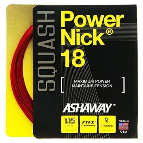 Cuerda de Squash Ashaway POWERNICK 18 Calibre 1.15mm