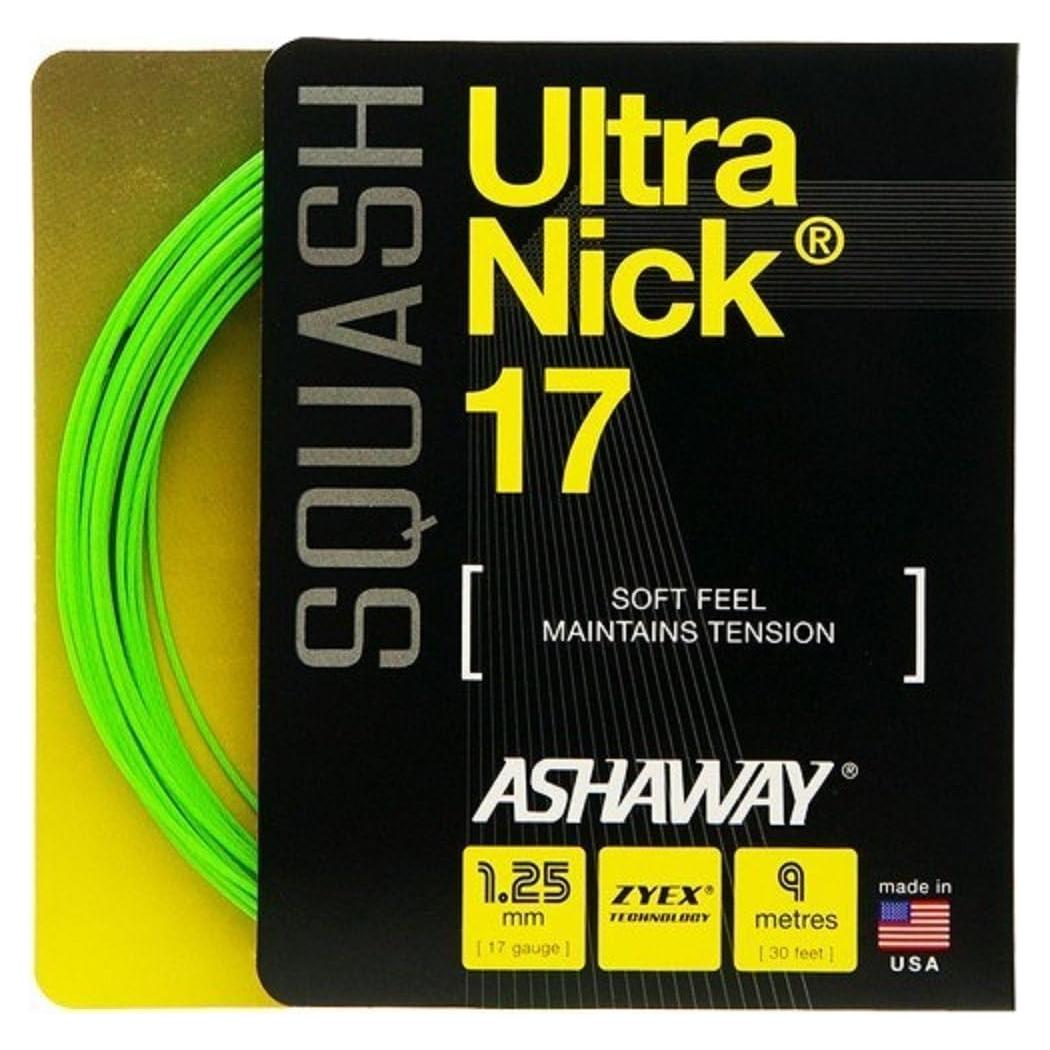 Cuerda de Squash Ashaway UltraNick 17g Verde 9.14m
