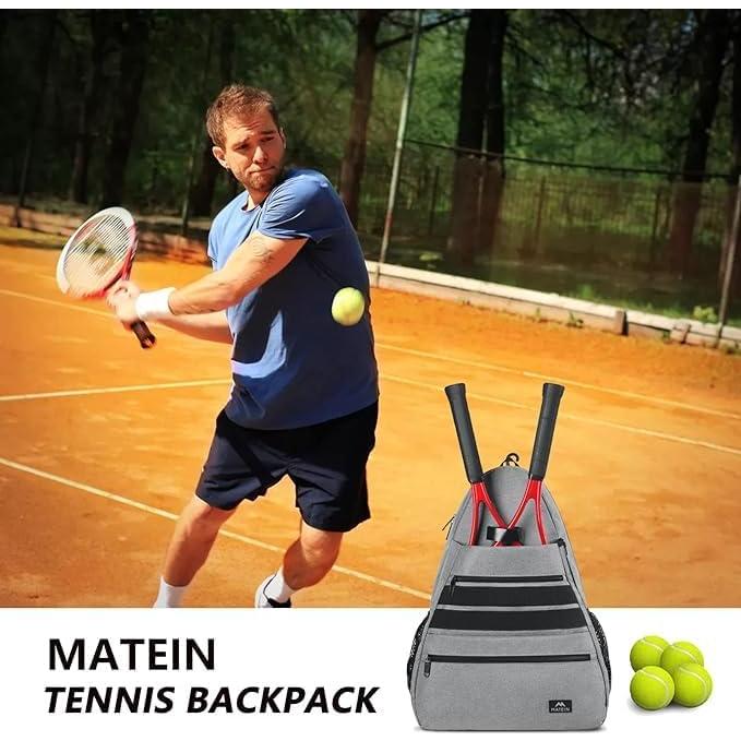 MATEIN Mochila de Tenis Unisex con Compartimento para Zapatos