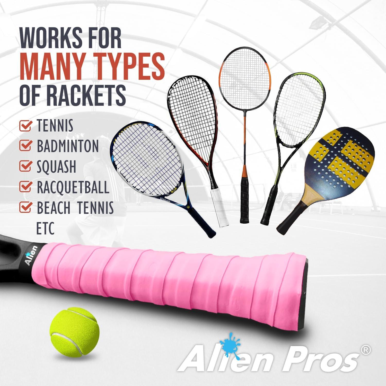 Cinta de Agarre para Raqueta de Tenis Alien Pros M-Tac 6 Unidades