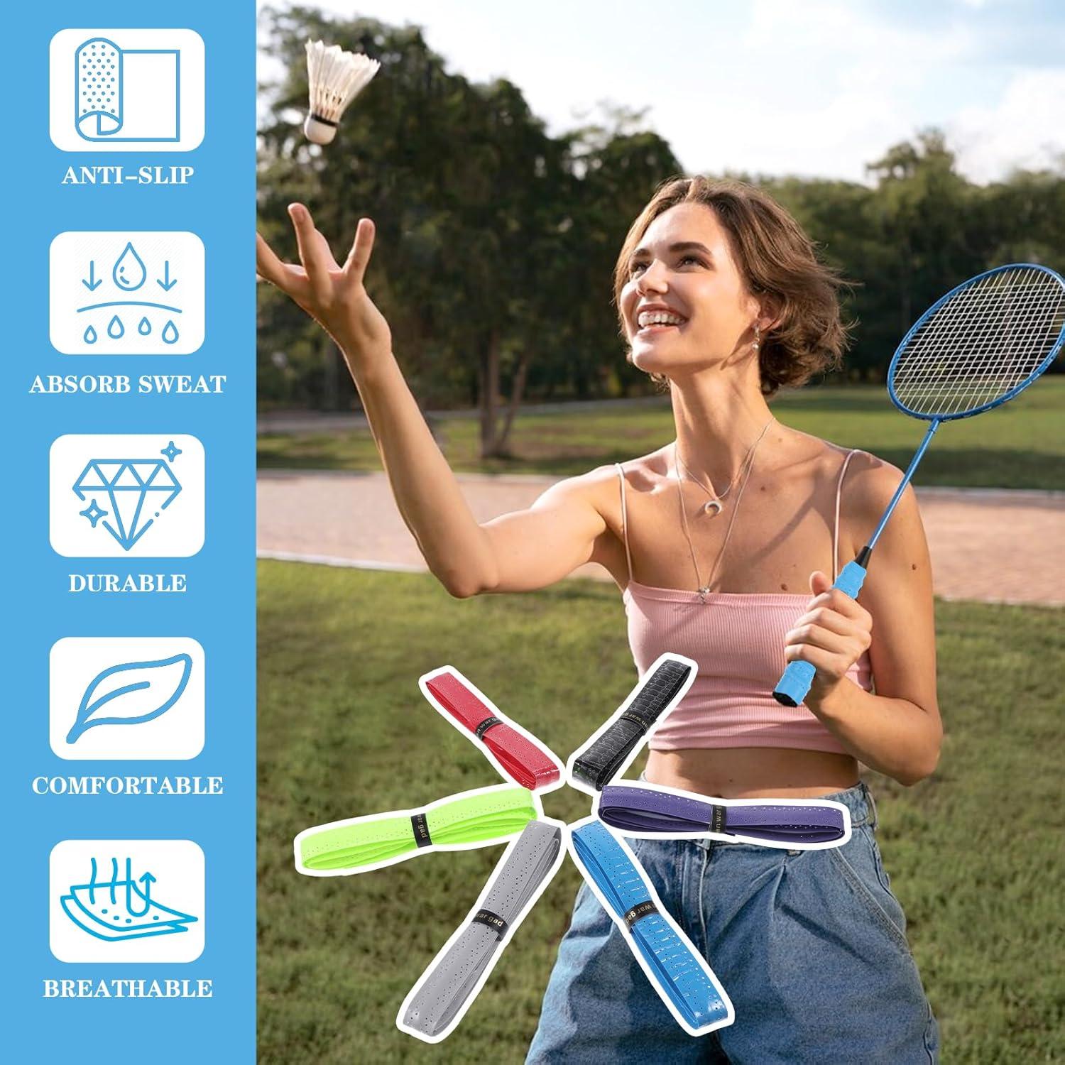 24 Overgrips Antideslizantes Lemecima para Raquetas de Tenis