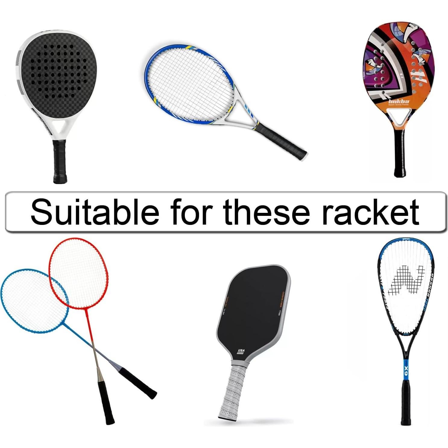 Empuñaduras de Racket YMETECH Cinta Antideslizante 6 Piezas