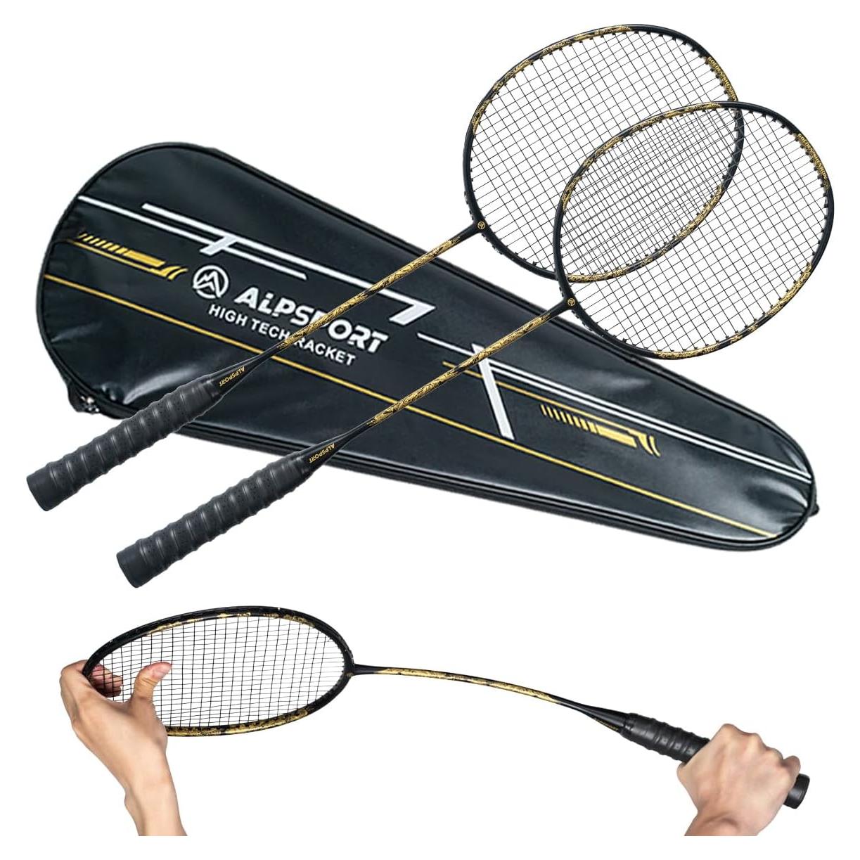 Raquetas de Bádminton ALPSPORT SL Dragón Dorado 4U - 2 Unidades