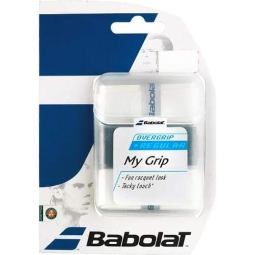 Overgrip de Tenis Babolat My Grip 3 Pack - Blanco/Negro/Azul