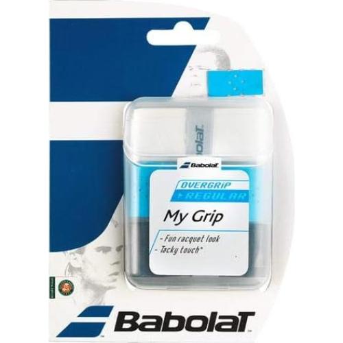 Overgrip de Tenis Babolat My Grip 3 Pack - Blanco/Negro/Azul