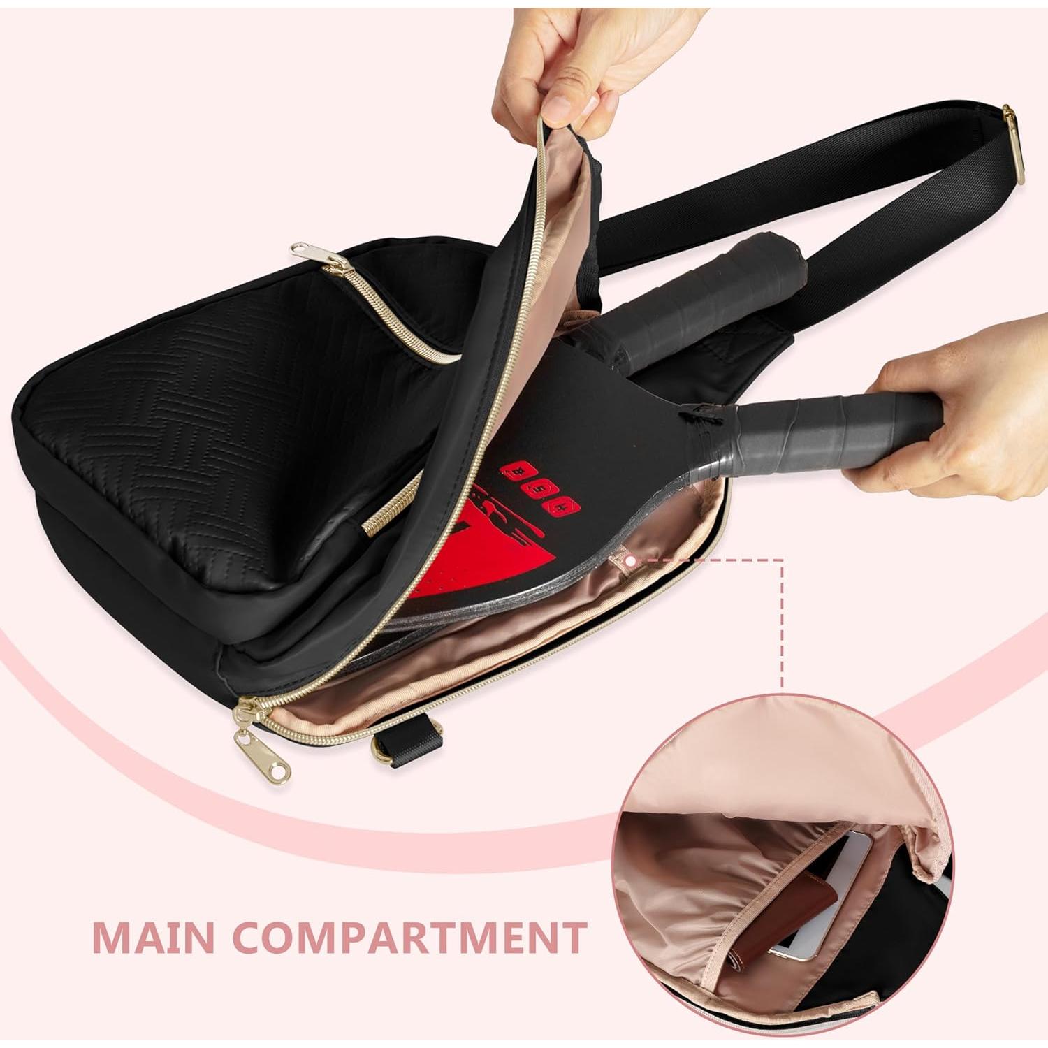 Bolsa de Pickleball Prokva Sling para Mujeres - 21x8x30cm