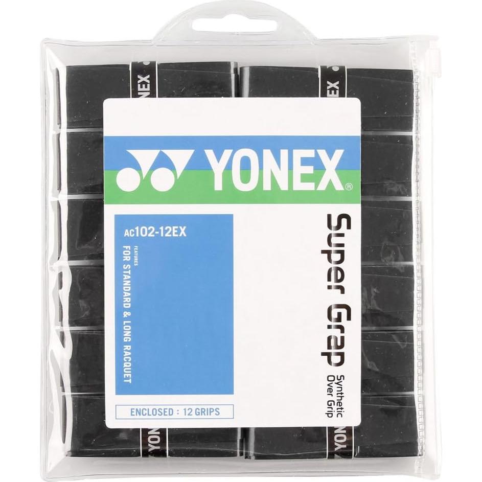 Overgrip Yonex Super Grap 30 Pack Negro/Blanco 0.6mm