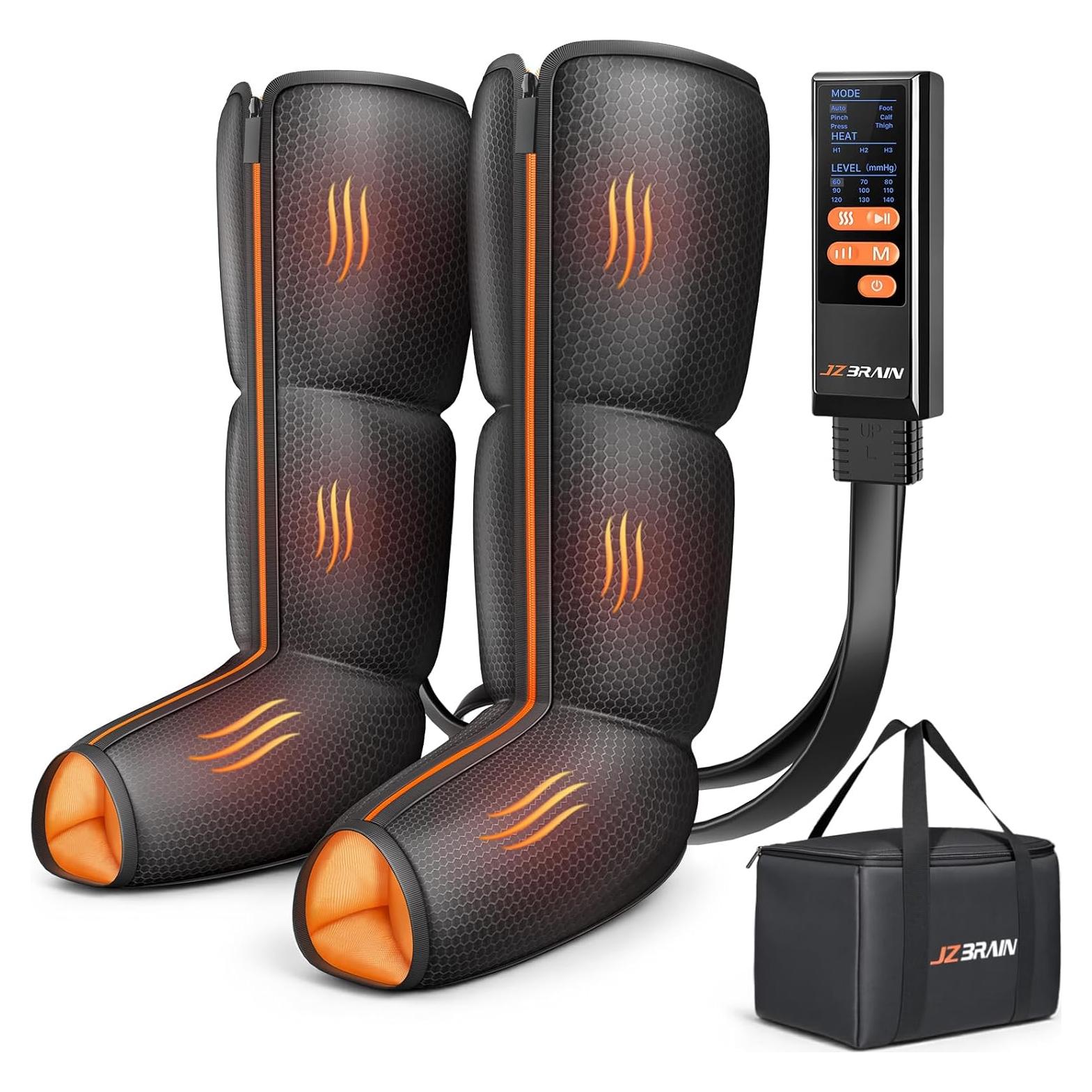 Masajeador de Piernas con Calor y Compresión Healthpal FE-7204B